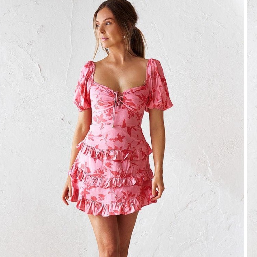 JAUS pink dress